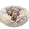 Luxury Calming Donut Dog Bed – Faux Fur